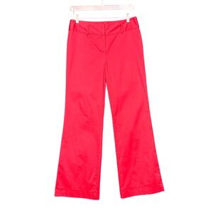 Body by Victoria Pants Womens 10 Long Pink Christie Fit Wide Leg Dress Pants